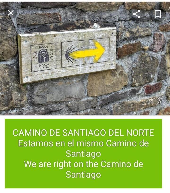דבה Agroturismo Erlete Goikoa -Estamos En El Camino De Santiago -We Are On The Camino De Santiago מראה חיצוני תמונה